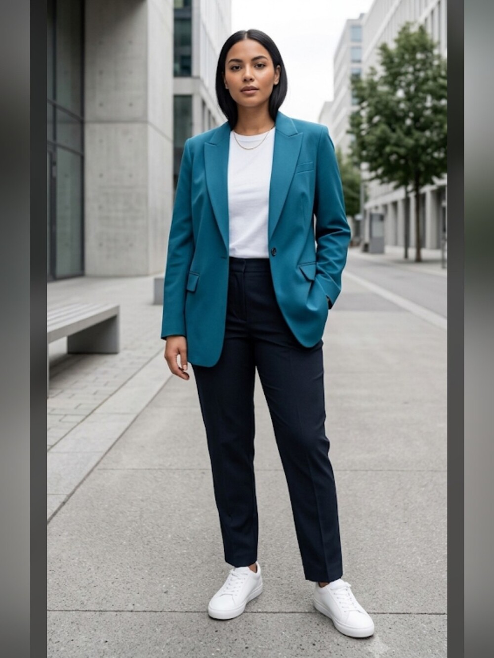 NWT Sincerely Jules Jewel Color Blazer Jacket M Professional City Corpcore #4
